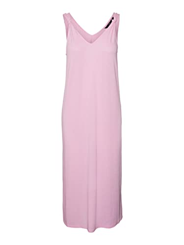VERO MODA Sukienka damska Vmmarijune Sl Knot Calf Dress JRS, cukierek, L