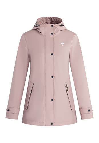 Schmuddelwedda Damska kurtka przeciwdeszczowa, brudny róż, L