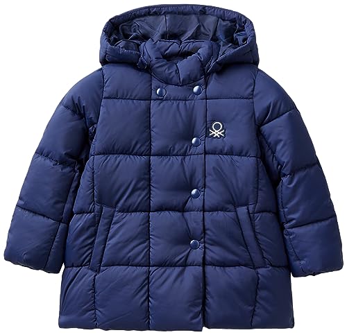 United Colors of Benetton Kurtka Dziewczynki i dziewczęta, Blu Scuro 252, XS