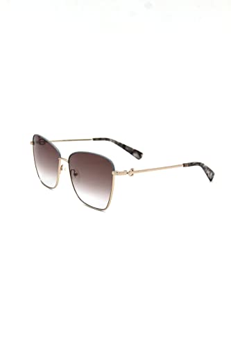 Longchamp LO153S, okulary, Gold/Azure, 59 damskie, Gold/Azure, 59