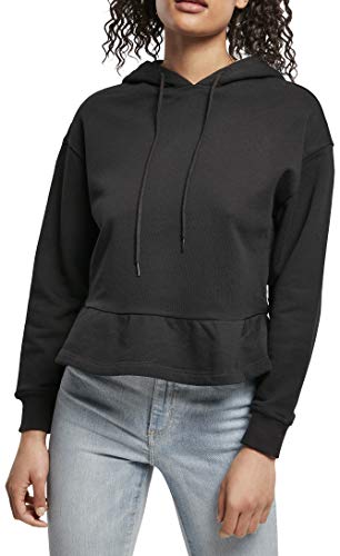 Urban Classics Damska bluza z kapturem Ladies Organic Volants Hoody z kapturem