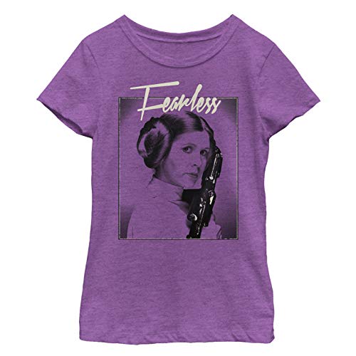 Star Wars Koszulka dziewczęca nieustraszona, Fioletowa jagoda, M
