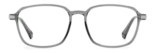Polaroid Rectangle Full Rim Grey Frame-105798Yb75216 Sunglasses, YB7/16 Silver, 52 Unisex, Yb7-16 Srebrny, 52