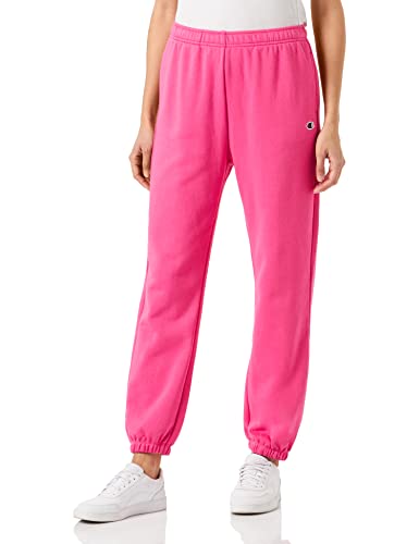 Champion Damskie spodnie treningowe Rochester 1919 z wysokim stanem, Boyfriend Elastic Cuff, fuksja (Fpl), XL, fuksja (Fpl), XL