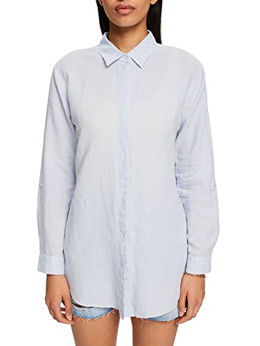 Esprit Damska bluzka 992EE1F317, 440/jasnoniebieska, standardowa