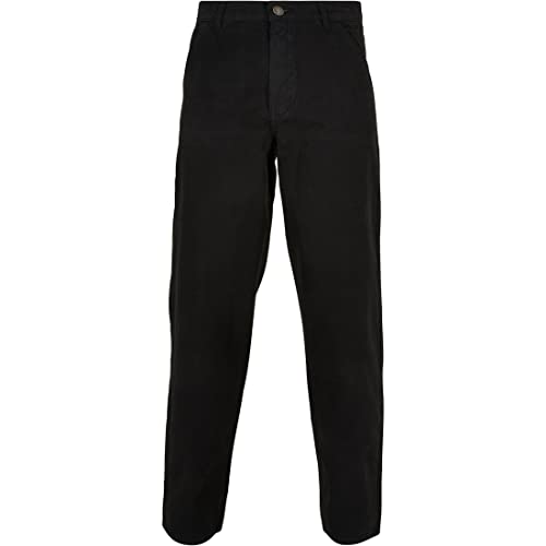 Urban Classics Spodnie męskie Canvas Pants Black 42, czarny, 42