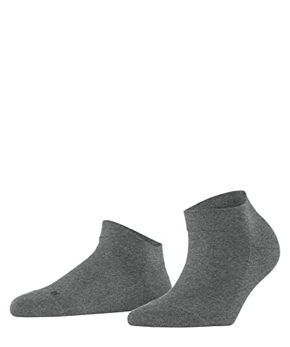 FALKE Kobiety Skarpety do trampek Sensitive London W SN Bawełna krótkie jednokolorowe 1 Para, Szary (Light Grey Melange 3390), 35-38