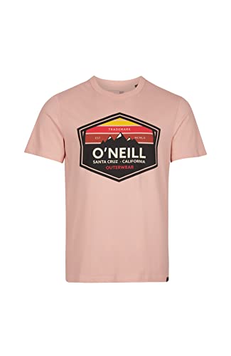 O'Neill Męski T-shirt z krótkimi rękawami, MTN Horizon podkoszulek (opakowanie 4 szt.), 12510 chmura koralowa, XL-XXL