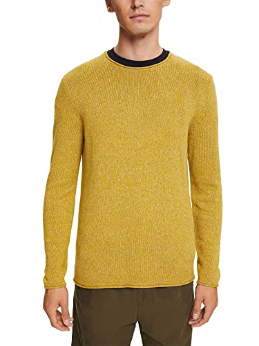 ESPRIT sweter męski, 769/Dusty Yellow 5, L