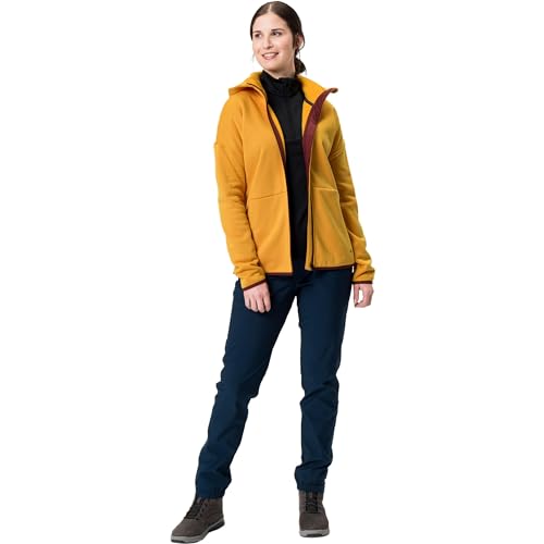 VAUDE Damska kurtka polarowa Wo Mineo, kolor żółty, 6, Palony żółty