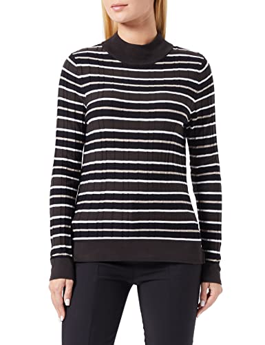 GERRY WEBER Edition Sweter damski, Brązowy/czarny pierścień, 36