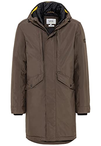 Camel Active Męski Płaszcz, Dark Brown, 50
