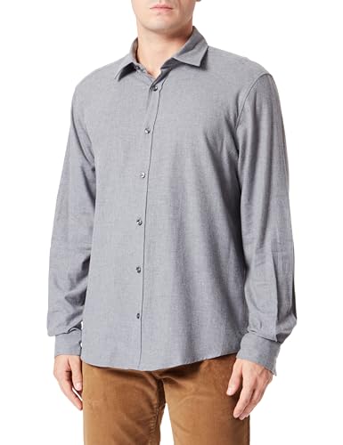 s.Oliver koszula męska, Regular Fit Grey, S, szary, S