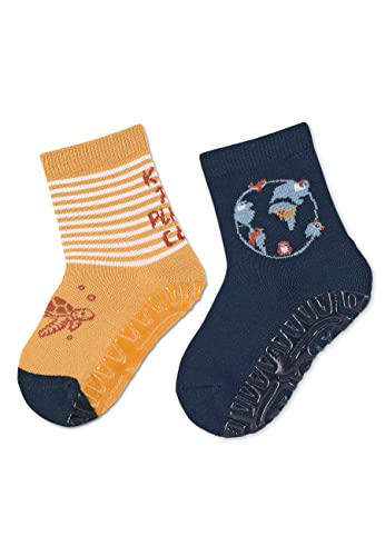 Sterntaler Unisex dziecięce skarpety FLI Air DP Planet + Ziemia, żółty, 18