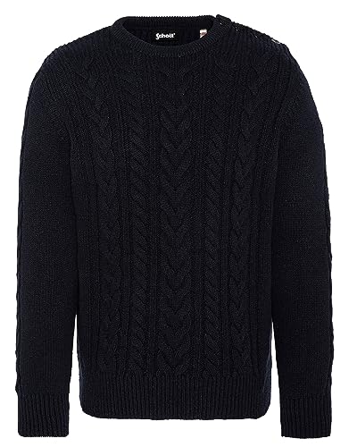 Schott NYC sweter męski, Granatowy, M