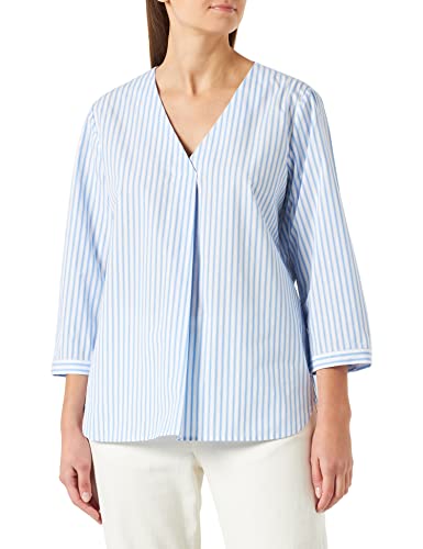 GERRY WEBER Edition Damska bluzka 965013-66421, ecru/biało-niebieskie paski, 36, Ecru/biały/niebieski pasek, 36