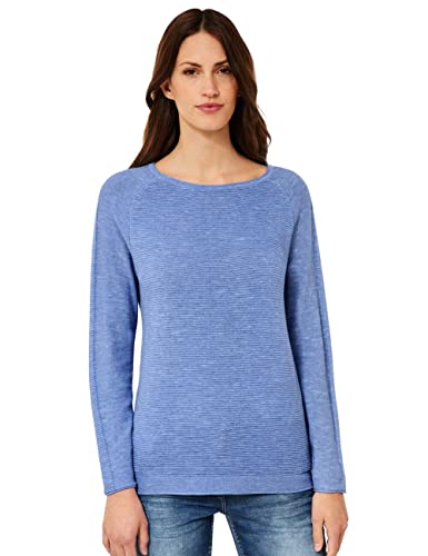 Cecil Damski sweter B301894, jasnoniebieski melanż, XL, Light Blue Heather Melange, XL