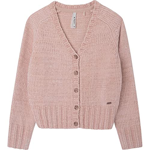 Pepe Jeans Dziewczęcy sweter XEXILIA kardigan sweter, 308CLOUDY różowy, 16 lat