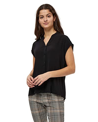 Minus Koszula damska Azra, 100 Czarny, 32