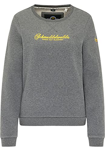 Schmuddelwedda sweter damski 34613774, szary melanż, XXL