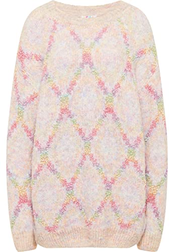 aleva Damski sweter z dzianiny 19019446-AL04, wielokolorowy, XL/XXL, wielokolorowa, XL-XXL