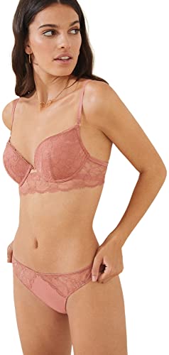 women'secret Damski biustonosz push-up, z wieloma wycięciami, pomarańczowy, 85B