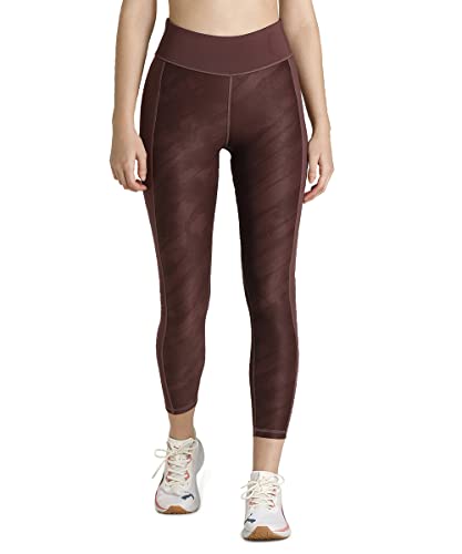 PUMA Damskie legginsy Train Favorites AOP High Waist 7/8, fioletowe (Dusty Plum), M, Fioletowy (Dusty Plum), M