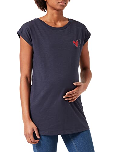 Esprit Maternity Koszulka damska z krótkim rękawem, Nocne niebo niebieskie - 485, 34 PL