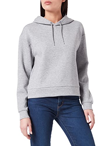 ONLY Onplounge Ls Hood Sweat-Noos damska bluza z kapturem, jasnoszary melanżowy, XL