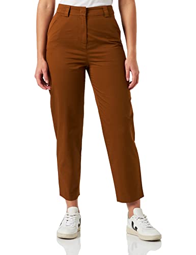 Sisley Spodnie damskie 4nnslf02n, brązowe, 30d, 42 EU, Brązowy 30d, 42
