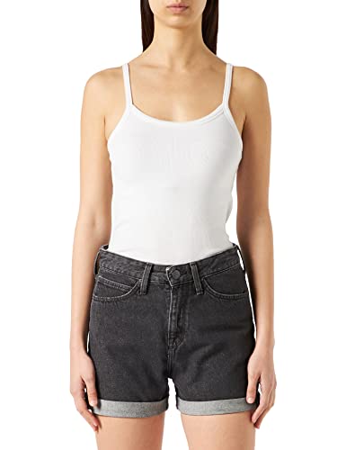 Lee Mom Straight Dżinsy damskie, Czarny (Scarbro Black Pv), 30W / 33L