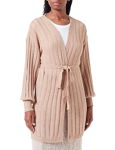 Sidona Damski sweter z dzianiny 10430477, taupe, XS/S, szarobrązowy, XS-S