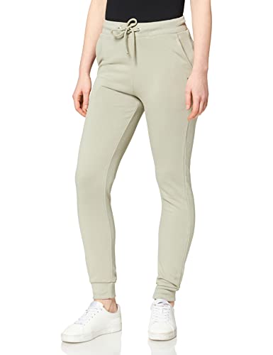 Eight2Nine Damskie spodnie dresowe Basic ze ściągaczami, swobodne spodnie, Faded Green, M