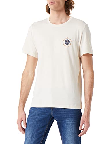 MUSTANG Męski T-shirt Alex C Print, Birch 2040, XXL
