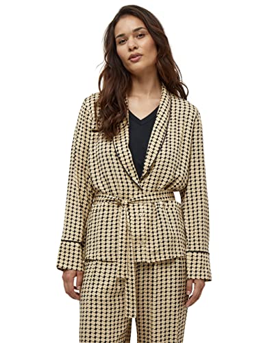 Peppercorn Damska koszula Lykke z dekoltem w serek kurtka, ciepły piasek PR, S, Ciepły piasek Pr, S