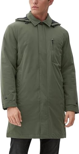 s.Oliver Płaszcz męski z długim rękawem, khaki/oliwkowy, XL