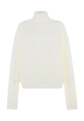 gaya Damski sweter z golfem Wełnowobiały XL/XXL, biały (wollweiss), XL