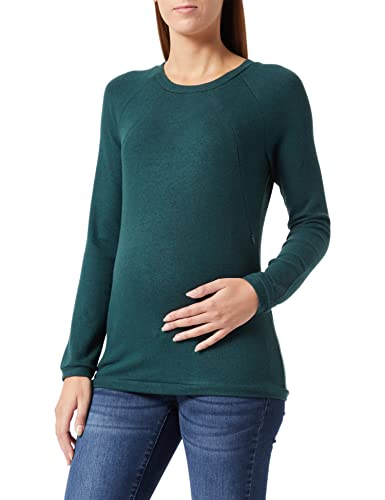 Noppies Maternity damska koszulka z długim rękawem Pineville Nursing Long Sleeve Green gables-P982, XXL