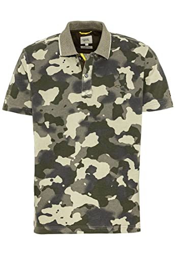 Camel Active Męska Koszulka Polo, Khaki, 6Xl