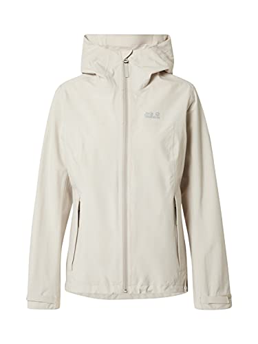 Jack Wolfskin Damska kurtka Jwp Shell W, Pyłoszczelny szary, M