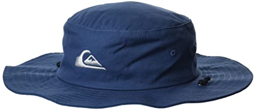 Quiksilver Męska czapka typu bucket Bushmaster ochrona przed słońcem z dyskietką, Indie atrament, L-XL