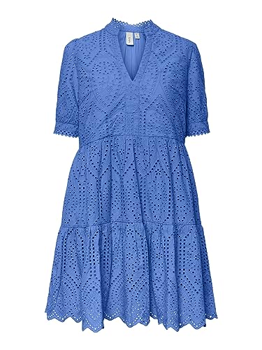 YAS Damska sukienka Yasholi Ss Dress S. Noos, ultramaryna, M