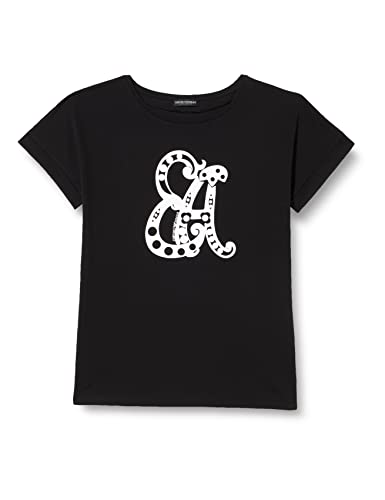 Emporio Armani Damska koszulka Logomania, czarny, M