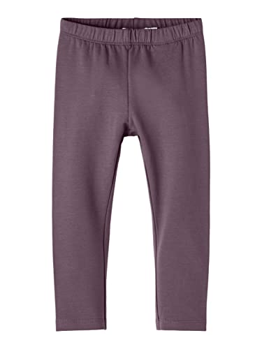 NKFDAVINA SOLID SWE legginsy BRU N NOOS, Arctic Dusk, 134 cm