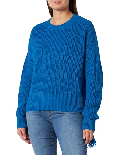nascita Damski sweter z dzianiny 19026036-NA03, królewski błękit, M/L, królewski błękit, M-L