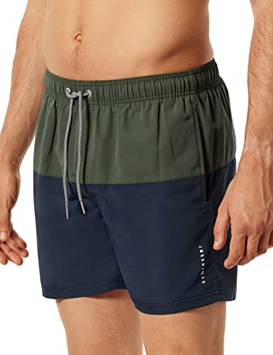 Schiesser Męskie szorty kąpielowe, khaki, 8