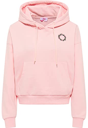 myMo Damska bluza z kapturem blond, różowa, S, Rosa, S