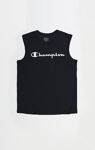 Champion Athletic C-Sport-S-l Crewneck Biustonosz Męski, Nero, L