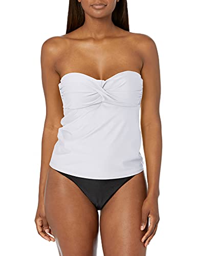 Catalina Damski strój kąpielowy Tankini Twist Front, biały, S
