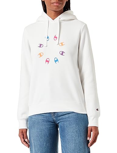 Champion Legacy Graphic Shop W-Light Powerblend Fleece Damska bluza z kapturem, Off White, M